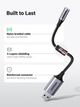 Звукова картая UGREEN CM477 USB 2.0 to 3.5mm Aluminum Alloy 25cm Dark Gray (30757) - изображение 7