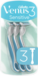 Одноразові станки для гоління (Бритви) жіночі Gillette Venus 3 Sensitive 3 шт (7702018487028) - зображення 1