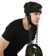 Упряжь тренажер для тренировки мышц шеи NECK HARNESS EZOUS (полиэстер, сталь, вес 750гр, черный) (N-06) - изображение 1
