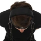 Упряжь тренажер для тренировки мышц шеи NECK HARNESS EZOUS (полиэстер, сталь, вес 750гр, черный) (N-06) - изображение 6