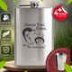Подарунковий набір фляга для алкоголю з чарками 4 шт VexShop 9oz набір для чоловіків Фляга з чарками 270 мл (12776102) - зображення 1