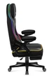 Компьютерное геймерское кресло HUZARO Force 4.6 Black LED RGB ткань - изображение 3