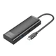 HUB адаптер HOCO HB43 PD, 100W, HDMI, SD, 2USB, Type-C, чорний - зображення 2