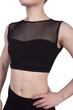 Топ тренировочный с сеткой Dance & Sport N 14 L (46) Черный - изображение 1