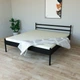 Кровать двуспальная металлическая Tobi sho Гармония 200X160 черный - изображение 3