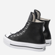 Trampki damskie na platformie Converse Platform Hi Leather 561675C 39 (8US) 24.8 cm Czarne (888755795743) - obraz 4