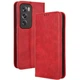 Чохол-книжка Deexe Retro Style для OPPO Reno 12 - Red - зображення 1