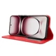 Чохол-книжка Deexe Retro Style для OPPO Reno 12 - Red - зображення 3