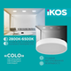Світильник стельовий з пультом ДК Ikos Colo 40W 2800-6500К IP20 0002-BLG - изображение 2
