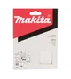 Набір шліфувального паперу Makita P-36538 (114х140 мм, К80, 10 шт) білий шліфпапір шліфлисти (6886) - зображення 1