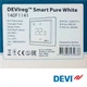 Терморегулятор DEVI інтелектуальний електронний DEVIreg Smart Pure White (+5…+35/+5…+45˚С, 16А) програмований з сенсорним дисплеєм Wi-Fi тепла підлога (5297) - зображення 8