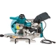Пила торцювальна Makita LS1019L (1510Вт, 260мм) торцовка з механізмом протягання і лазерною направляючою (4579) - зображення 2