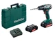 Аккумуляторная дрель-шуруповерт Metabo BS 18, 2 аккумуляторных блока Li-Power (18 В/1,5 Ач) (Кейс) 602207550 (5786) - изображение 1