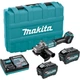 Акумуляторна кутова шліфмашина Makita GA038GT201 XGT (40В, 230мм) болгарка шліфмашинка КШМ + 2 АКБ BL4050F, зарядний пристрій DC40RA та кейс (7166) - зображення 2