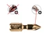 Торсионная бита Impact Gold Makita B-28472 (PZ2, 25 мм, 5 шт) Pozidrive бита с шестигранным хвостовиком (30316) - изображение 3