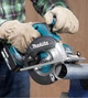 Акумуляторна ручна дискова пилка по металу Makita DCS551RMJ LXT + 2 АКБ 4 Ah + З/П + кейс MakPac (18В, 150мм) електрична циркулярна пила (4059) - зображення 12