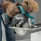 Акумуляторна ручна дискова пилка по металу Makita DCS551RMJ LXT + 2 АКБ 4 Ah + З/П + кейс MakPac (18В, 150мм) електрична циркулярна пила (4059) - зображення 13