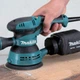Эксцентриковая шлифмашина Makita BO5041 (300Вт, 123мм) с двумя рукоятками (4341) - изображение 4