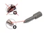 Набор бит насадок Makita P-06096 (PZ1, 25 мм, 10 шт) Pozidrive биты с шестигранным хвостовиком (7658) - изображение 4
