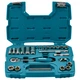 Набір інструмента Makita B-65573 (3/8", 23 шт) головки торцеві з трищіткою (7417) - зображення 2