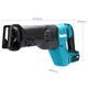 Аккумуляторная электрическая сабельная пила Makita JR001GM201 XGT 40V MAX + 2 АКБ 4 Ah + З/У + кейс MakPac бесщеточная ножовка электропила ручная (4213) - изображение 10