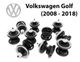 VAG Клипса крепления обшивки карты двери Volkswagen Golf 2008 - 2018 (7L6868243) 10 шт - изображение 1