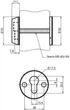 Накладка Mul-T-Lock SL3 DIN ROUND 14.5 мм 68-73 мм 3 класс Комплект М8х85 BRUSHED_NICKEL Нержавеющая сталь матовая (ML37000024583) - изображение 6