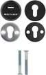Накладка Mul-T-Lock SL3 DIN ROUND 14.5 мм 58-63 мм 3 класс Комплект М8х75 BLACK_MAT Черная (ML37000024589) - изображение 5