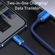 Кабель Baseus Crystal Shine Series Fast Charging Data Cable USB to iP 2.4 A 2 m Blue (CAJY000103) - зображення 7