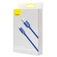 Кабель Baseus Crystal Shine Series Fast Charging Data Cable USB to iP 2.4 A 2 m Blue (CAJY000103) - зображення 8
