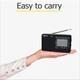 Радиоприемник XHDATA с аккумулятором Радио FM MW SW / TF карта / mp3-плеєр Black - изображение 10