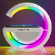Нічник Light Sound Machine RGB BT-3401з Bluetooth колонкою, будильником, годинником і бездротовою зарядкою (35572) - зображення 4