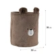Кошик для зберігання Kite Sweet Bear 30х35 см плюшевий Коричневий (K24-3100L-3) - зображення 2