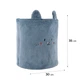 Кошик для зберігання Kite Cute Cat 30х35 см плюшевий Сірий (K24-3100L-2) - зображення 2