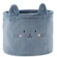 Корзина для хранения Kite Cute Cat 30х25 см плюшевая Серая (K24-3100M-2) - изображение 3