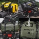 Сумка водонепроницаемая MOTOWOLF 66л, кофр на мотоцикл и квадроцикл черно-желтая - изображение 6