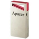Флеш пам'ять флешка Apacer AH112 64GB USB 2.0 Silver-Red (AP64GAH112R-1) - зображення 1
