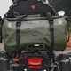 Сумка водонепроницаемая MOTOWOLF 66л, кофр на мотоцикл и квадроцикл зеленая (хаки) - изображение 5