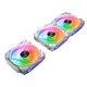 Корпусный вентилятор Cougar Apolar 120 ARGB (White) 120мм Hydro Dynamic Bearing, 4 Pin PWM/3 Pin ARGB с ARGB подсветкой, белый - изображение 6