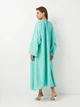 Платье миди женское H&M 1031698_зел XS Зеленое (KAY2000001506080) - изображение 2