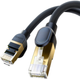 Patchcord Baseus Cat 8 SFTP 15 m Black (B0013320A111-02) - obraz 4