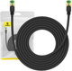 Patchcord Baseus Cat 8 SFTP 5 m Black (B0013320C111-05) - obraz 6