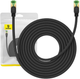 Patchcord Baseus Cat 8 SFTP 8 m Black (B0013320C111-06) - obraz 6