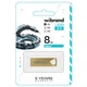 USB флеш-накопитель флешка Flash Wibrand USB 2.0 Taipan 8Gb Gold - изображение 2
