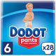 Підгузки-трусики Dodot Pants Розмір 6 15+ кг 28 шт (8001090796196) - зображення 1