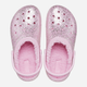 Chodaki dziecięce dla dziewczynki ocieplane Crocs Classic Lined Glitter CR207462 30-31 (C13) 19.5 cm Jasnoróżowe (196265424764) - obraz 4