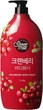 Гель для душа Kerasys Aekyung Shower mate Cranberry body wash с ароматом Клюквы 1200 мл (8801046307465) - изображение 1