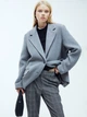 Штаны женские H&M 060751471_checked 42 Темно-серые (6666000322906) - изображение 3