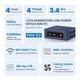 Мікрокомп'ютер Beelink S12 Mini PC Intel Alder Lake 12th gen N95, 8GB+256GB - изображение 6