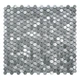 Мозаика Mozaico De Lux Cl-Mos CCLAYRK23031 Silver Mini Metal 30,4х32,2 см - изображение 1